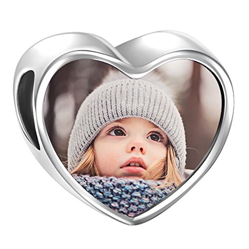 SOUFEEL Abalorio Charm Pulsera de Foto Personalizado Plata de Ley Navidad Cumpleaño y Aniversario para Madre Mujer Niña SOUFEEL Abalorio Charm Pulsera de Foto Personalizado Plata de Ley Navidad Cumpleaño y Aniversario para Madre Mujer Niña