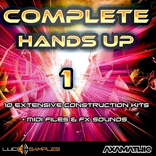 SOUNDS Complete Hands Up Vol. 1 contiene 10 kits de construcción extensos con características para las DJ|WAV + MIDI Files DVD non BOX|ES