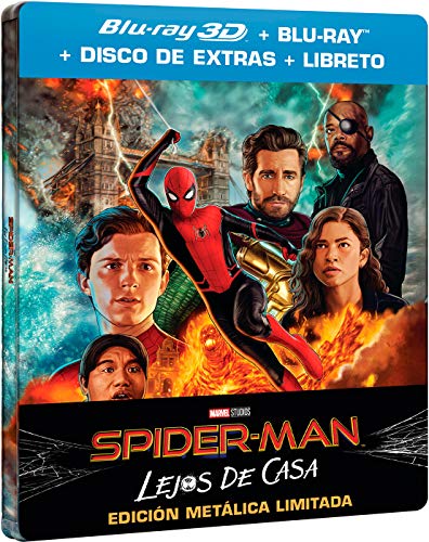 SPIDER-MAN: LEJOS DE CASA (BD 3D + BD + BD EXTRAS + GALLERY BOOK) (ED ESPECIAL METAL) [Blu-ray]