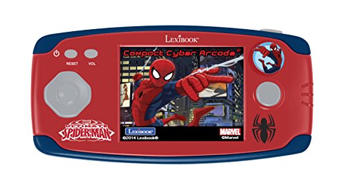 Spiderman JL2365SP Marvel, Spider-Man-Consola portátil con 150 Juego, Pantalla LCD 6.1cm (Lexibook