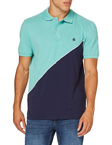 Springfield C S Diagonal Pipping Polo, Verde (Green 23), M (Tamaño del Fabricante: M) para Hombre