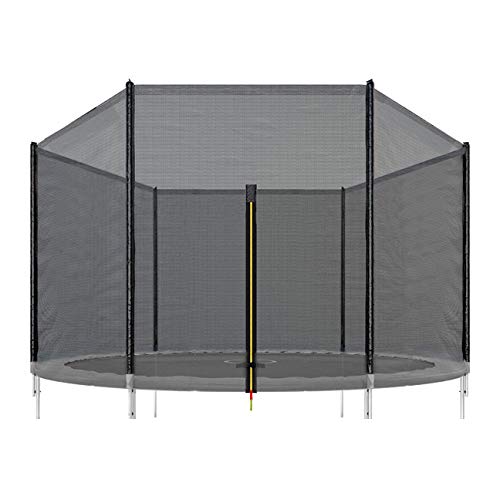 SPRINGOS Red de seguridad exterior para trampolín 244 cm 6 postes Protección Red Trampolin-Red cuerda red red red de repuesto trampolín accesorios (244 cm 6 postes)