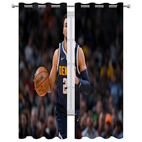 SSKJTC Cortinas de comedor con diseño de baloncesto Sstar Vs Celtics para interiores (183 x 160 cm)