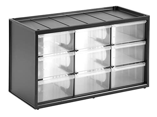STANLEY 1-93-978 - Caja de Almacenamiento para Piezas pequeñas con 9 cajones STANLEY 1-93-978 - Caja de Almacenamiento para Piezas pequeñas con 9 cajones