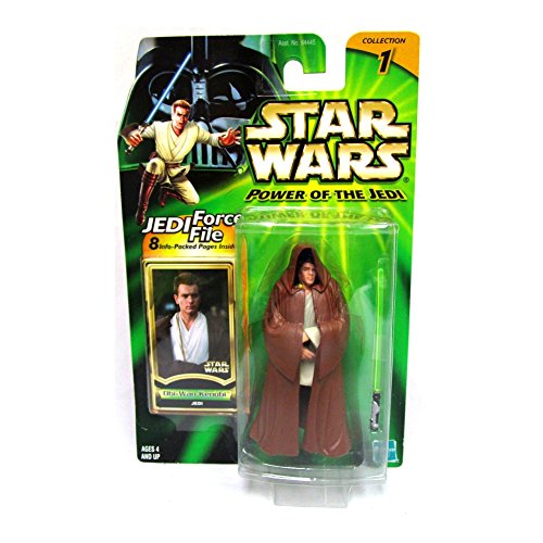 Star Wars Action Figur 84251 - Obi-Wan Kenobi (Jedi) mit Mantel und Lichtschwert (inkl. Jedi Force File)