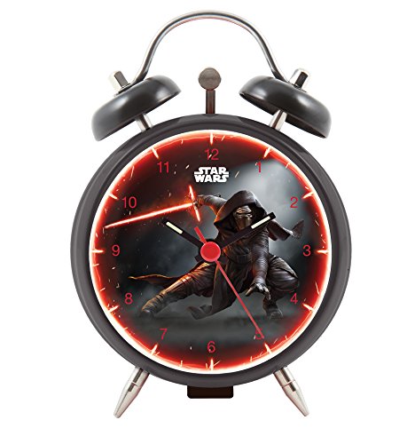 Star Wars cm de Las Galaxias Episodio VII - Joy Toy Kylo Puertas Despertador de Metal 9 cm 4.5 x 9 x13 en Caja de Regalo 27381 Star Wars cm de Las Galaxias Episodio VII - Joy Toy Kylo Puertas Despertador de Metal 9 cm 4.5 x 9 x13 en Caja de Regalo 27381