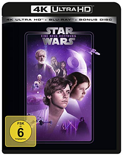 Star Wars - Eine neue Hoffnung (4K Ultra HD) (+ Blu-ray 2D) (+ Bonus-Blu-ray) [Alemania] [Blu-ray]