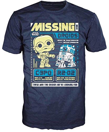 Star Wars POP! Tees Camiseta Missing Droids talla XL