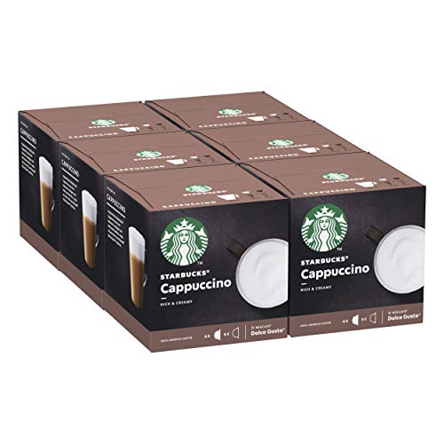 Starbucks Cappuccino De Nescafe Dolce Gusto Cápsulas De Café 6 X Caja De 6+6 Unidades Starbucks Cappuccino De Nescafe Dolce Gusto Cápsulas De Café 6 X Caja De 6+6 Unidades