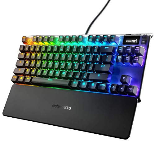 SteelSeries Apex 7 TKL - Teclado mecánico para Gaming, Compacto, Display OLED, Interruptores Azul, Teclado QWERTY Americano (US) SteelSeries Apex 7 TKL - Teclado mecánico para Gaming, Compacto, Display OLED, Interruptores Azul, Teclado QWERTY Americano (US)