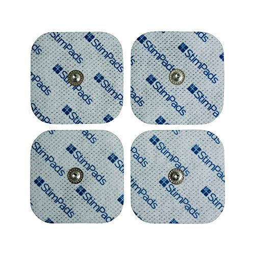 StimPads Electrodos para Compex*, envase con 4 electrodos 50x50mm. ¡Funcionan a la perfección con Compex*,100% compatibles! ¡Ahorra 30% en comparación con los originales!