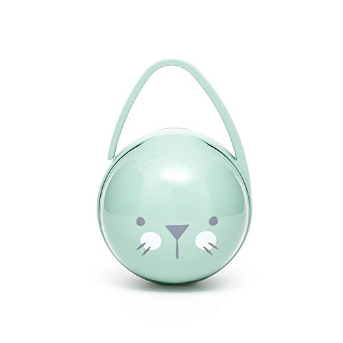 Suavinex - Portachupete premium bebé. Para llevar 2 chupetes. Caja Portachupetes portátil. Funda para chupetes. Color verde Suavinex - Portachupete premium bebé. Para llevar 2 chupetes. Caja Portachupetes portátil. Funda para chupetes. Color verde