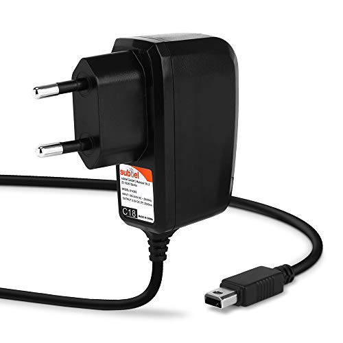 subtel® Cargador 1.10m, 1A Compatible con Nintendo Wii U Gamepad, 5V System Connector Cable de Carga Cable de alimentacion subtel® Cargador 1.10m, 1A Compatible con Nintendo Wii U Gamepad, 5V System Connector Cable de Carga Cable de alimentacion