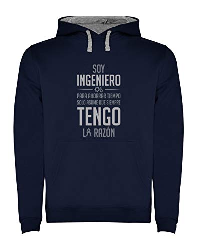Sudadera con Capucha para Hombre - Regalos para Ingenieros - Soy Ingeniero Solo Asume Que Siempre Tengo la Razón Medium Azul Oscuro Sudadera con Capucha para Hombre - Regalos para Ingenieros - Soy Ingeniero Solo Asume Que Siempre Tengo la Razón Medium Azul Oscuro