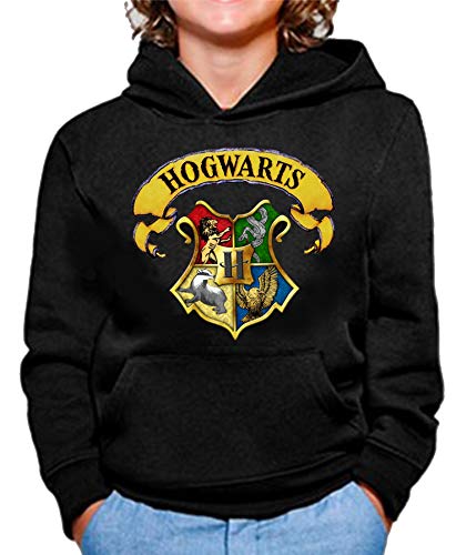 Sudadera de NIÑOS Harry Potter Hogwarts Slytherin Gryffindor 015 14-15 Años