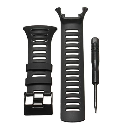 Sunlera Reemplazo de la Correa de Reloj de Suunto Ambit 1 2 3 Goma Correa Destornillador de Acero de Cierre Venda del Reloj Sunlera Reemplazo de la Correa de Reloj de Suunto Ambit 1 2 3 Goma Correa Destornillador de Acero de Cierre Venda del Reloj