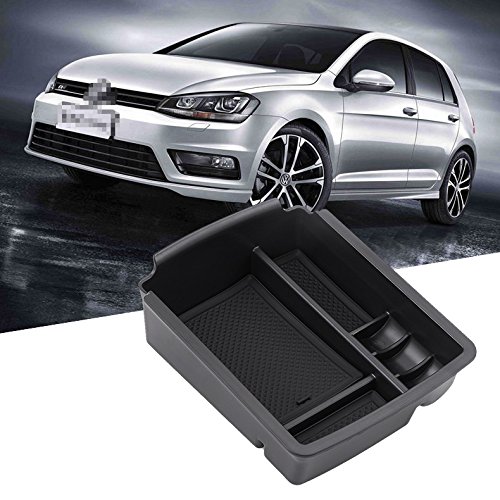 SUPAREE Apoyabrazos para Coche,1 Caja de Almacenamiento para Reposabrazos de Consola Central Delantera para Golf 7 MK7 2014 2015 2016 2017 SUPAREE Apoyabrazos para Coche,1 Caja de Almacenamiento para Reposabrazos de Consola Central Delantera para Golf 7 MK7 2014 2015 2016 2017