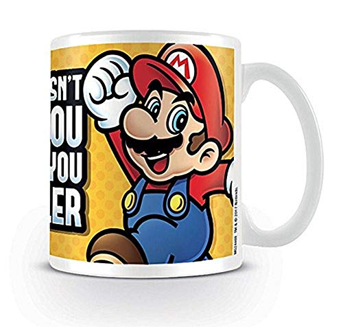 Super Mario Bros - Taza premium - Makes You Smaller - Caja de regalo
