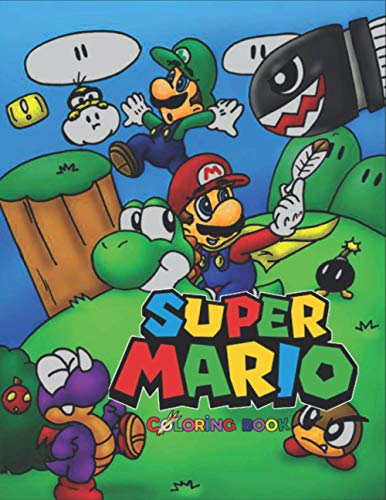 Super Mario Coloring Book: Funny Super Mario Coloring Books for Nintendo Gamer