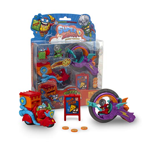 SuperZings - Serie 2 - Blíster Pizza Mission (PSZSB216IN30) con 2 Figuras Exclusivas: el Superhéroe Supperoni y el Supervillano Circutlar SuperZings - Serie 2 - Blíster Pizza Mission (PSZSB216IN30) con 2 Figuras Exclusivas: el Superhéroe Supperoni y el Supervillano Circutlar