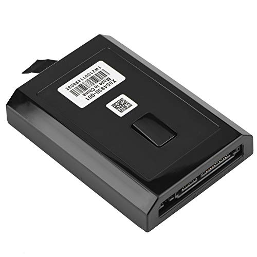 Sutinna Disco de Disco Duro de 120G/250G, Kit de Disco de Disco Duro HDD Externo portátil Resistente al Desgaste para la extensión de Almacenamiento de Datos, para Xbox 360 Internal Slim Black(120GB)