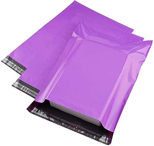 Switory 100pc 30,5cmx39,5cm Bolsas de correo polivinílicas, sobres de envío Sobres de correo Bolsas postales para publicar empaques - Morado