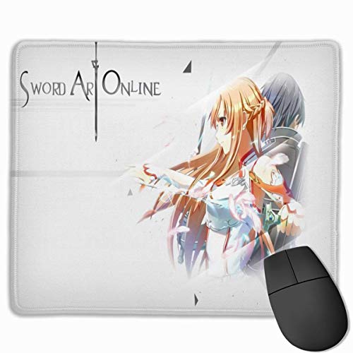 Sword Art Online - Alfombrilla de ratón para juegos, antideslizante, 25 x 30 cm