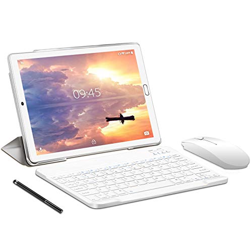 Tablet 10.0 Pulgadas YESTEL Android 10.0 Tablets con 4GB RAM + 64GB ROM - /WiFi | Bluetooth | GPS, 8000mAH, con Ratón | Teclado y Cubierta-Dorado Tablet 10.0 Pulgadas YESTEL Android 10.0 Tablets con 4GB RAM + 64GB ROM - /WiFi | Bluetooth | GPS, 8000mAH, con Ratón | Teclado y Cubierta-Dorado