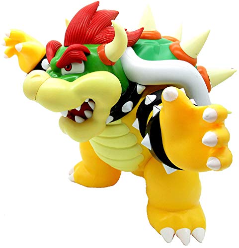 Taito Bowser Posable Figura de Acción Grande 30 cm Rey King Koopa Ultra Oficial Super Mario Action Figure Enemigo Original Japón