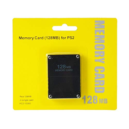 Tarjeta de Memoria Memory Card para Sony Playstation 2 128 MB negro
