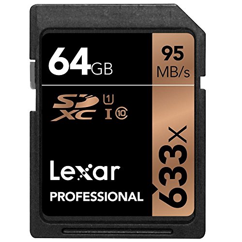 Tarjeta Lexar Professional 633x 64GB SDXC UHS-I