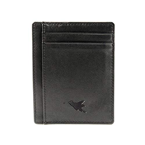 Tarjetero Delgado Anti-RFID de Nomalite | Cartera/Billetera Slim Negra de Cuero Vegan, Bloqueo RFID, 4 Huecos para Tarjetas de crédito y 1 para Billetes. De Piel, Ideal para Hombre y Mujer en Viaje. Tarjetero Delgado Anti-RFID de Nomalite | Cartera/Billetera Slim Negra de Cuero Vegan, Bloqueo RFID, 4 Huecos para Tarjetas de crédito y 1 para Billetes. De Piel, Ideal para Hombre y Mujer en Viaje.