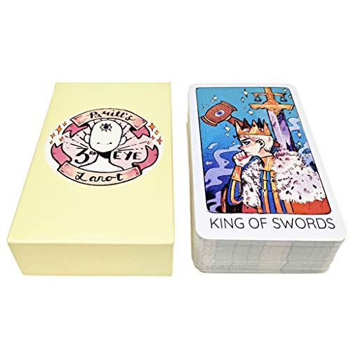 Tarot del Tercer Ojo de SUCHUANGUANG Britt, baraja de 78 Cartas en inglés Completo, Juego de Mesa de Fiesta de Amigos de Oracle, Tarot de Papel artístico Tarot del Tercer Ojo de SUCHUANGUANG Britt, baraja de 78 Cartas en inglés Completo, Juego de Mesa de Fiesta de Amigos de Oracle, Tarot de Papel artístico