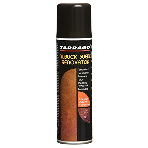 Tarrago | Nubuck Suede Renovator 250 ml | Spray Impermeabilizante | Renovador para Zapatos, Bolsos, Textil, Ante y Nubuck | Waterproof - Agua y Lluvia | Negro (18) Tarrago | Nubuck Suede Renovator 250 ml | Spray Impermeabilizante | Renovador para Zapatos, Bolsos, Textil, Ante y Nubuck | Waterproof - Agua y Lluvia | Negro (18)