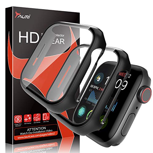 TAURI 2 Pack Apple Watch Funda con Protector de Pantalla para Apple Watch 42mm Serie 3 2 1 Rígido para PC Funda Delgado y Protector de Pantalla de Vidrio Templado Cubierta Protectora General TAURI 2 Pack Apple Watch Funda con Protector de Pantalla para Apple Watch 42mm Serie 3 2 1 Rígido para PC Funda Delgado y Protector de Pantalla de Vidrio Templado Cubierta Protectora General