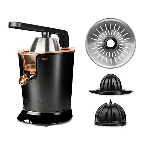 Taurus Easy Press 600 Exprimidor eléctrico, W, INOX, Negro Taurus Easy Press 600 Exprimidor eléctrico, W, INOX, Negro