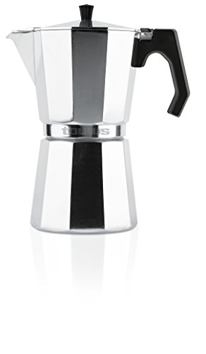 Taurus Italica Induccion 12T - Cafetera a fuego italiana, aluminio, mango ergonómico, válvula de seguridad, para gas, inducción, eléctrico y vitrocerámica Taurus Italica Induccion 12T - Cafetera a fuego italiana, aluminio, mango ergonómico, válvula de seguridad, para gas, inducción, eléctrico y vitrocerámica