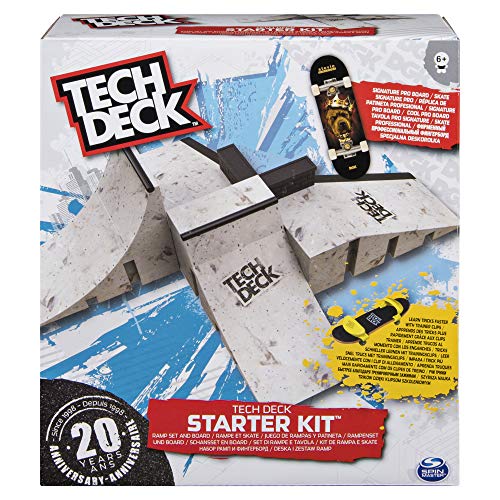 Tech Deck Starter Kit Juego de Rampas y Patinete (BIZAK 61929862) , color/modelo surtido