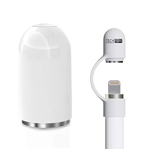 TechMatte Recambio Magnético de Tapa y Soporte para Apple Pencil (1 Pieza, Blanco) TechMatte Recambio Magnético de Tapa y Soporte para Apple Pencil (1 Pieza, Blanco)