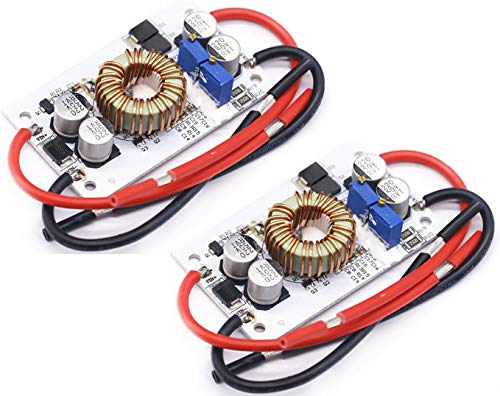 TECNOIOT 2pcs DC-DC Boost Converter Constant Current Mobile Power Supply 10A 250W LED Driver