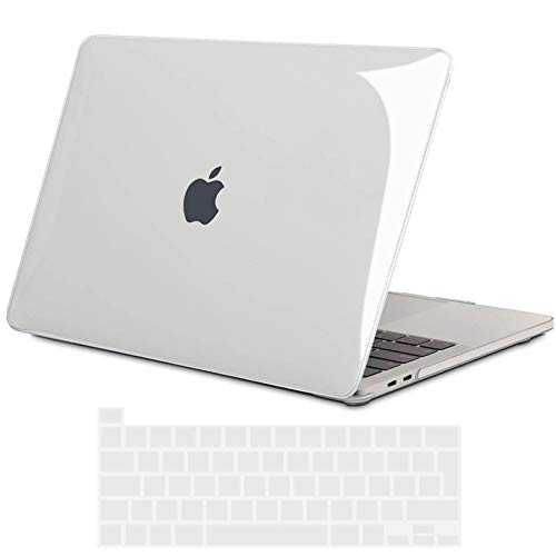 TECOOL Funda para 2020 MacBook Pro 13 (Modelo: A2338 M1 / A2289 / A2251), Cubierta de Plástico Dura Case Carcasa y Tapa del Teclado para MacBook Pro 13.3 Pulgadas con Touch Bar - Cristal Clara TECOOL Funda para 2020 MacBook Pro 13 (Modelo: A2338 M1 / A2289 / A2251), Cubierta de Plástico Dura Case Carcasa y Tapa del Teclado para MacBook Pro 13.3 Pulgadas con Touch Bar - Cristal Clara