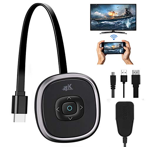 TedGem WiFi Display Dongle, Dongle de Pantalla Inalámbrico, Adaptador HDMI Inalámbrico, Miracast HDMI Dongle, Compatible Android/TV/Monitor/Proyector, Soporte Miracast, Airplayl, DLNA