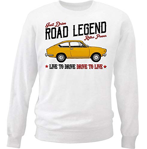 Teesandengines FIAT 850 Sport COUPÈ 1968 Sudadera Size Small