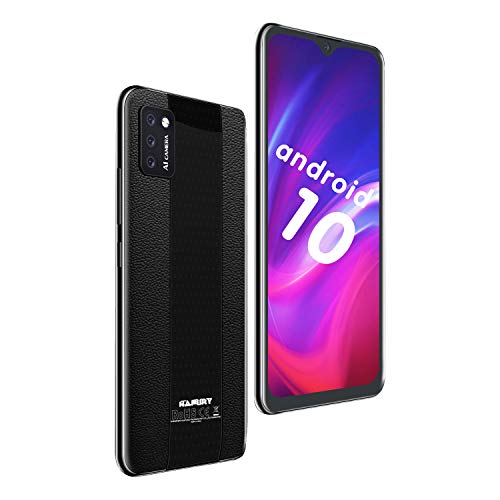 Teléfono Móvil Libre 4G, HAFURY M20 Android 10.0 （2020） Dual Sim Smartphone Desbloqueado, Pantalla 5.5 Inch FHD con batería de 3100Mah, 16GB ROM, （Ampliable hasta 128 GB Doble cámara 8MP+13MP, Negro