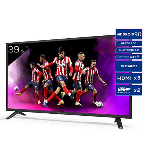 Televisiones Smart TV 39,5 Pulgadas Full HD Android 9.0 y HBBTV, 1100 PCI Hz, 3X HDMI, 2X USB. DVB-T2/C/S2, Modo Hotel - Televisores TD Systems K40DLJ12FS Televisiones Smart TV 39,5 Pulgadas Full HD Android 9.0 y HBBTV, 1100 PCI Hz, 3X HDMI, 2X USB. DVB-T2/C/S2, Modo Hotel - Televisores TD Systems K40DLJ12FS