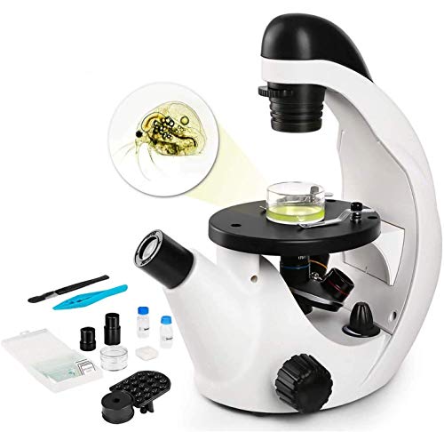 TELMU Microscopio Ocular monocular 40X-320X, con función de iluminación LED, Imagen, filtros de Colores y Soporte para teléfono Inteligente: Adecuado para Ver la Placa de Petri TELMU Microscopio Ocular monocular 40X-320X, con función de iluminación LED, Imagen, filtros de Colores y Soporte para teléfono Inteligente: Adecuado para Ver la Placa de Petri