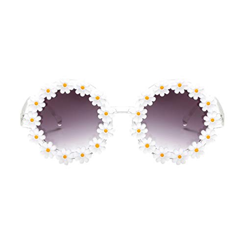 TENDYCOCO Gafas de Sol de Moda para Mujer Accesorios de Protección para Los Ojos de Margarita Gafas de Sol de Fiesta Gafas Gafas para Damas