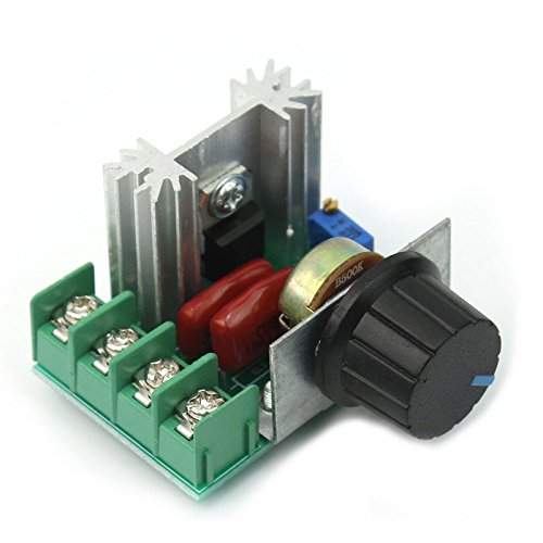 Tenflyer Nuevo regulador de voltaje ajustable PWM motor de CA de control de velocidad 50V-220V 2000W Tenflyer Nuevo regulador de voltaje ajustable PWM motor de CA de control de velocidad 50V-220V 2000W