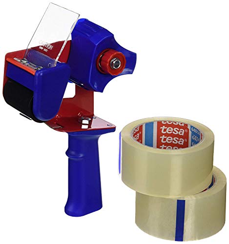 tesa 377101111 tesapack Standard 2 rollos 66mx50mm transparente con dispensador, 66m x 50mm tesa 377101111 tesapack Standard 2 rollos 66mx50mm transparente con dispensador, 66m x 50mm