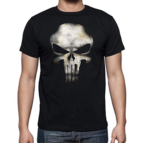 The Fan Tee Camiseta de Hombre Punisher Castigador Comic 001 L